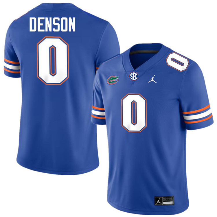 #0 Sharif Denson Gators Jersey,Florida Gators College Football Jerseys Stitched-Royal